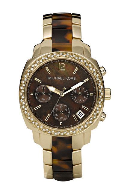 michael kors tortoise watch nordstrom|Michael Kors petite lock.